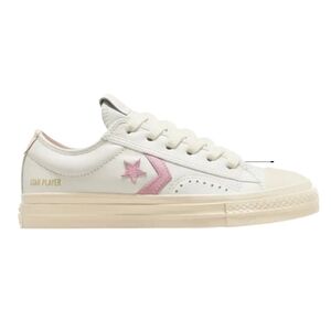 Converse Women's Star Player 76 Vintage White and Pink Sneakers - 7.5